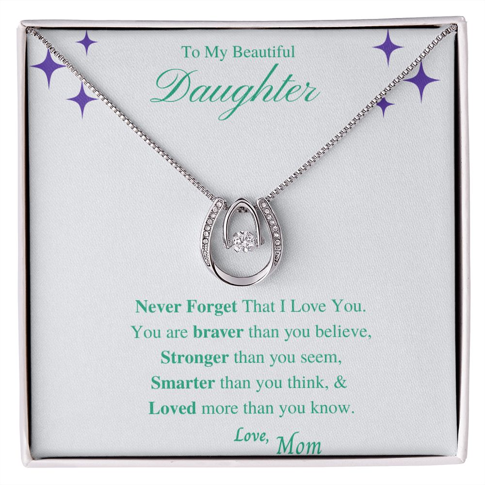 Gift for Daughter - Never Forget That I Love You
