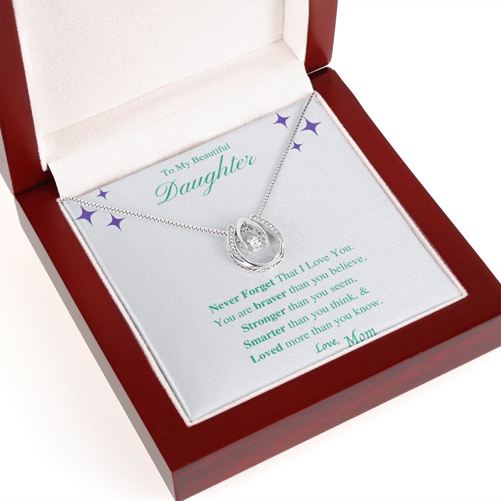 Gift for Daughter - Never Forget That I Love You
