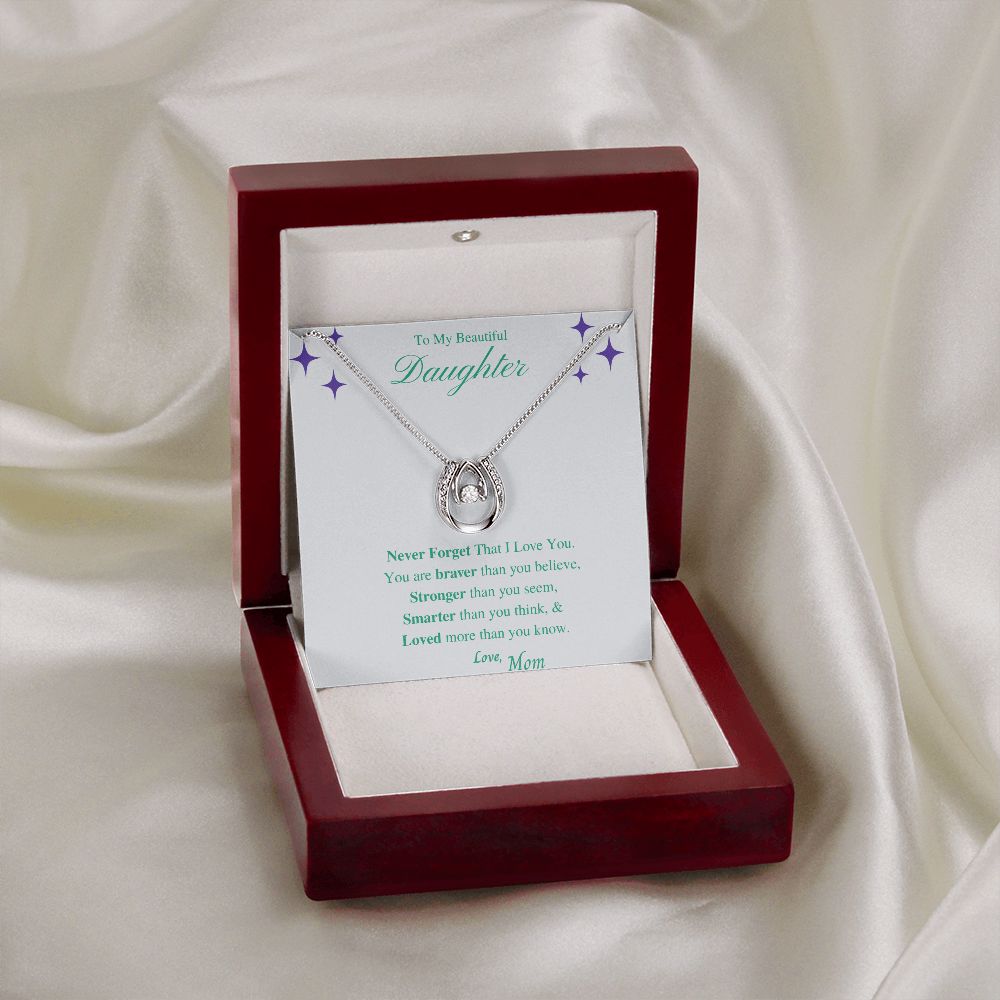 Gift for Daughter - Never Forget That I Love You