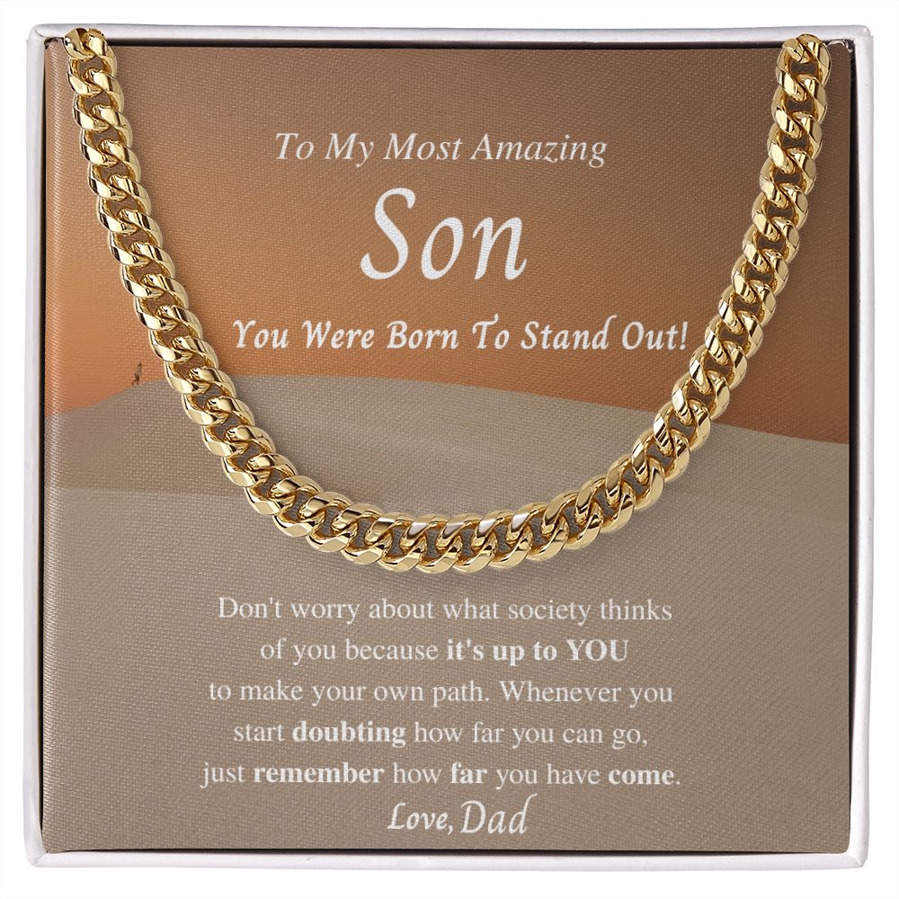 Most Amazing Son - You were Born to Stand Out