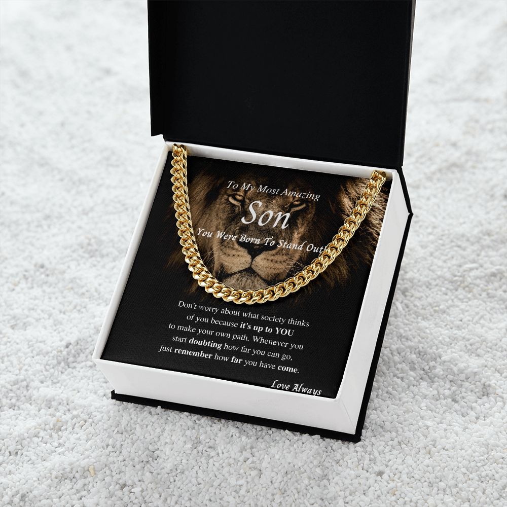 Gift For Son - You Were Born To Stand Out