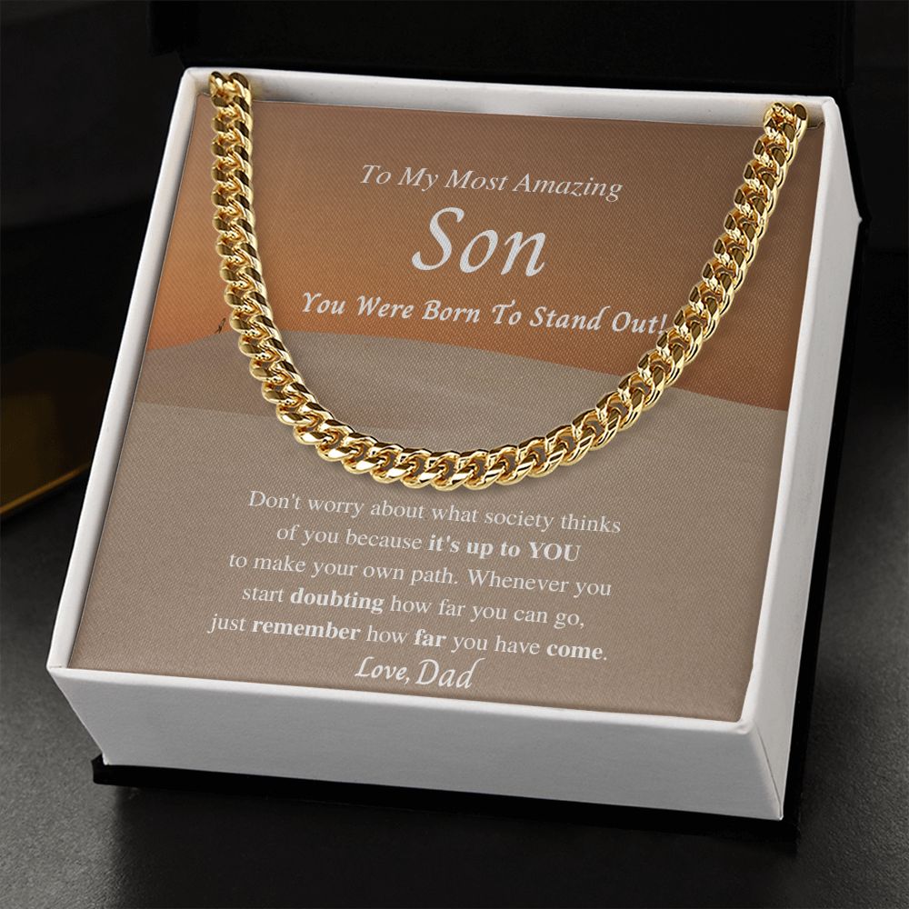 Most Amazing Son - You were Born to Stand Out