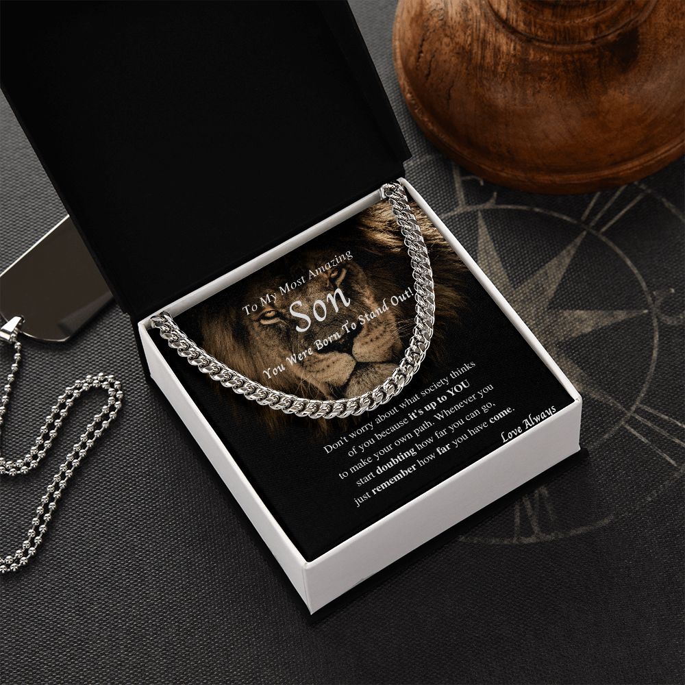 Gift For Son - You Were Born To Stand Out