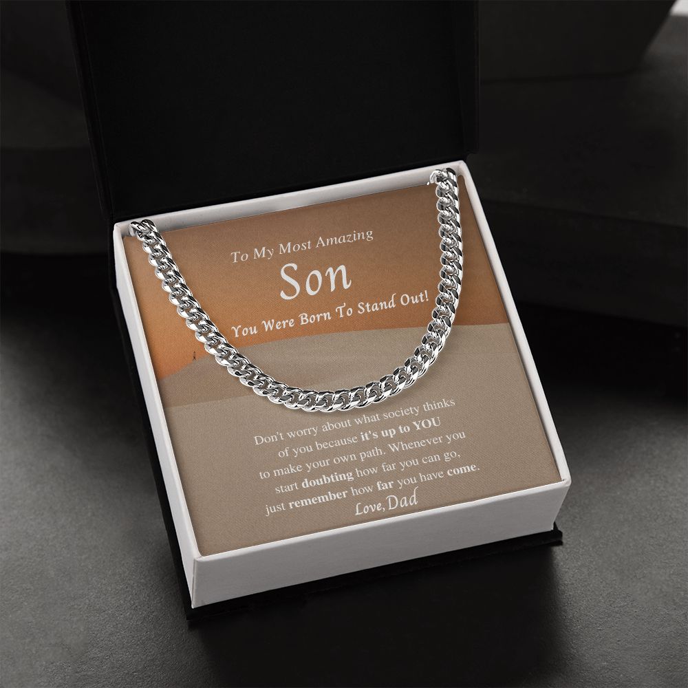 Most Amazing Son - You were Born to Stand Out