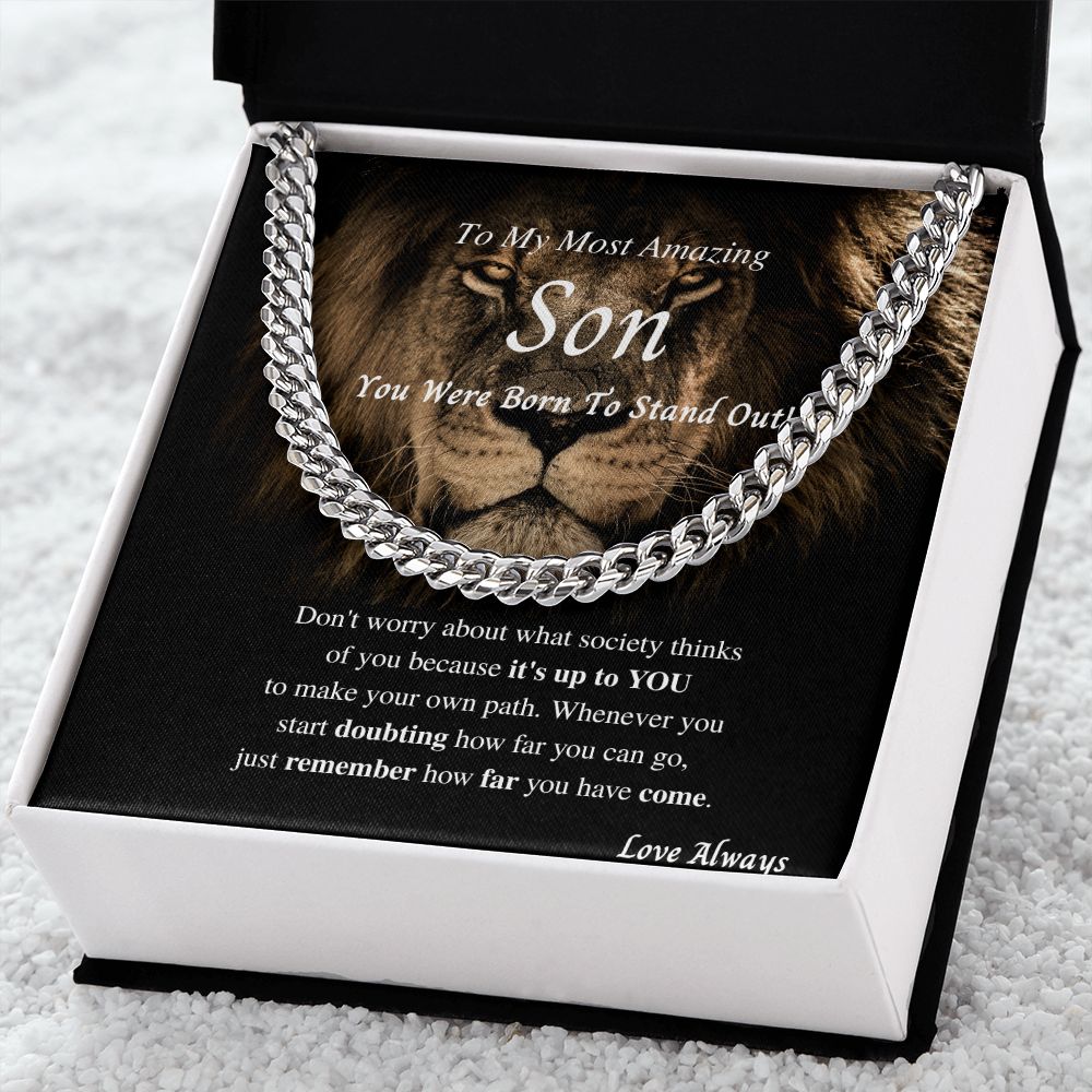 Gift For Son - You Were Born To Stand Out