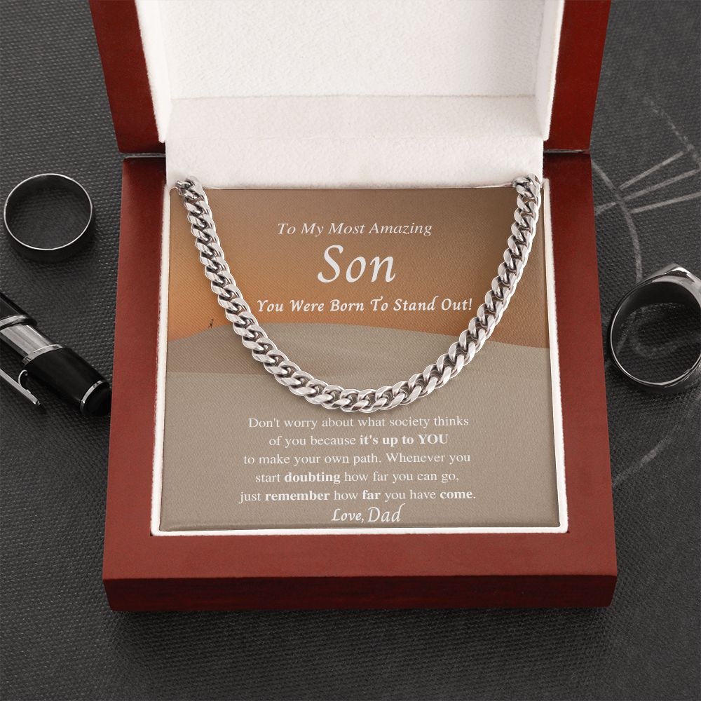 Most Amazing Son - You were Born to Stand Out