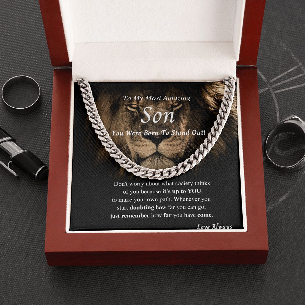 Gift For Son - You Were Born To Stand Out