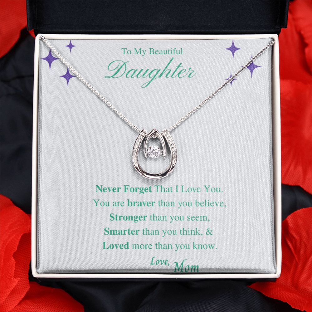 Gift for Daughter - Never Forget That I Love You