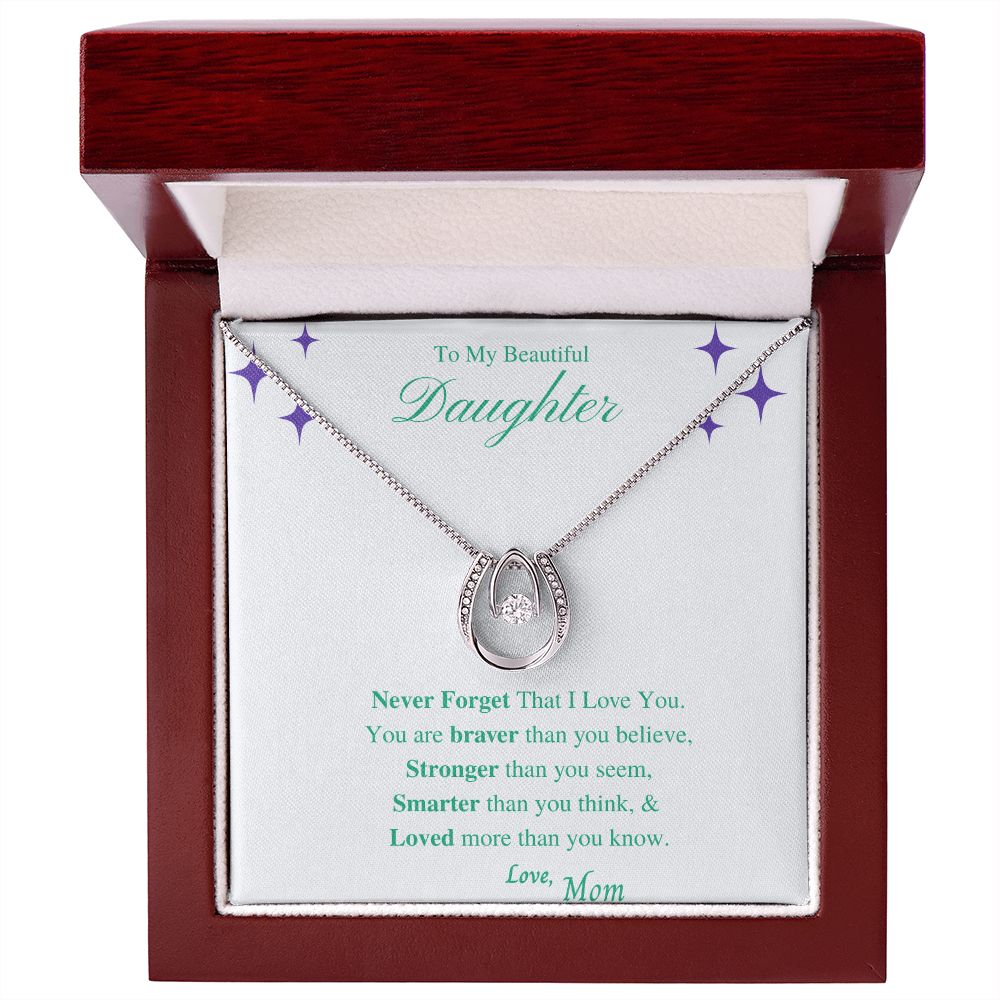 Gift for Daughter - Never Forget That I Love You