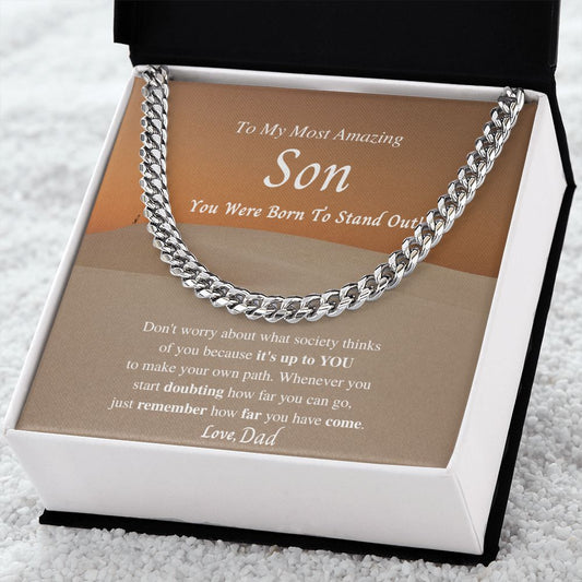 Most Amazing Son - You were Born to Stand Out